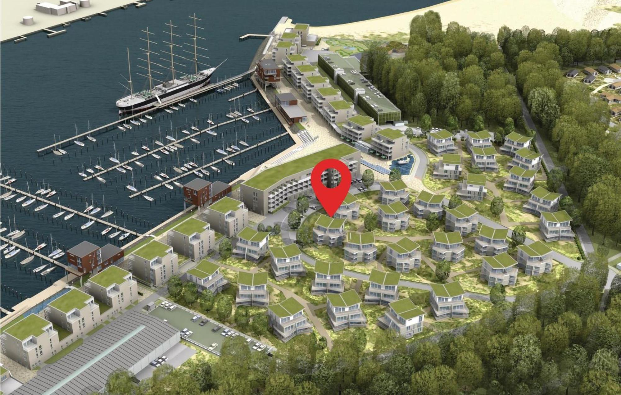 Duenenvilla Penthouse Superior Lübeck Exteriör bild